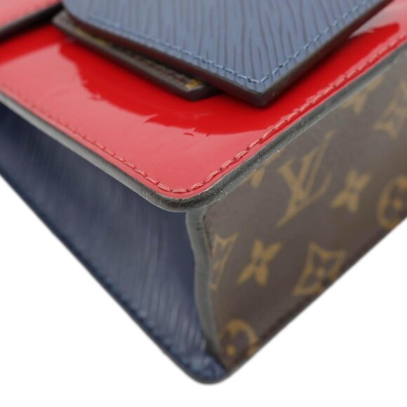 Louis Vuitton  Spring Street Monogram Vernis Epi Shoulder Bag Scarlet - Picture 6 of 14